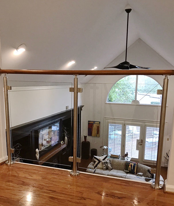 photo of custom architectural glass