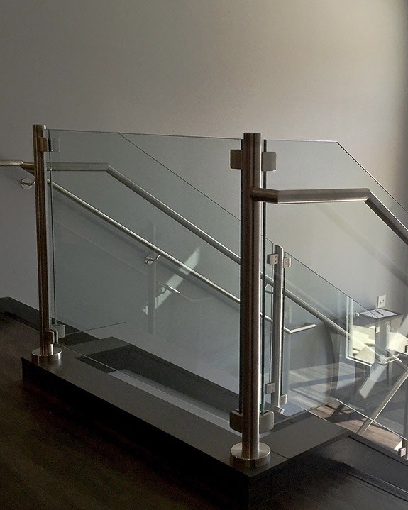 photo of custom architectural glass