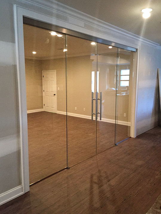 photo of custom architectural glass