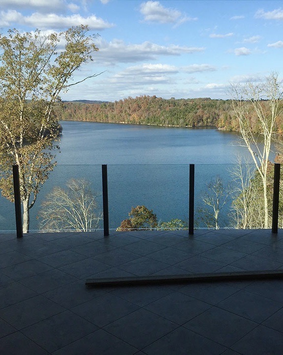 photo of custom architectural glass