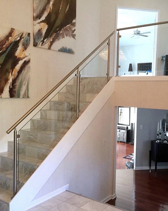 photo of custom architectural glass