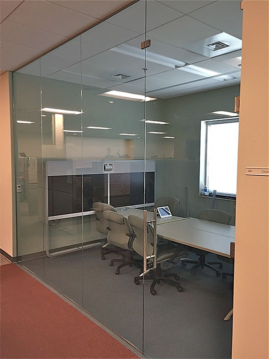 photo of custom architectural glass